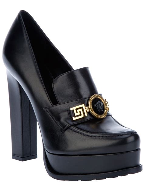 versace loafer heels